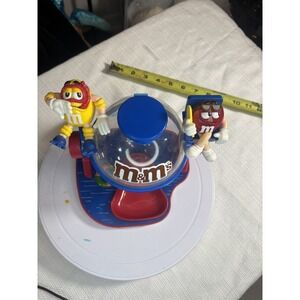 M&M's Vintage Beach Lifeguard Candy Dispenser with Red M&M & Yellow Peanut